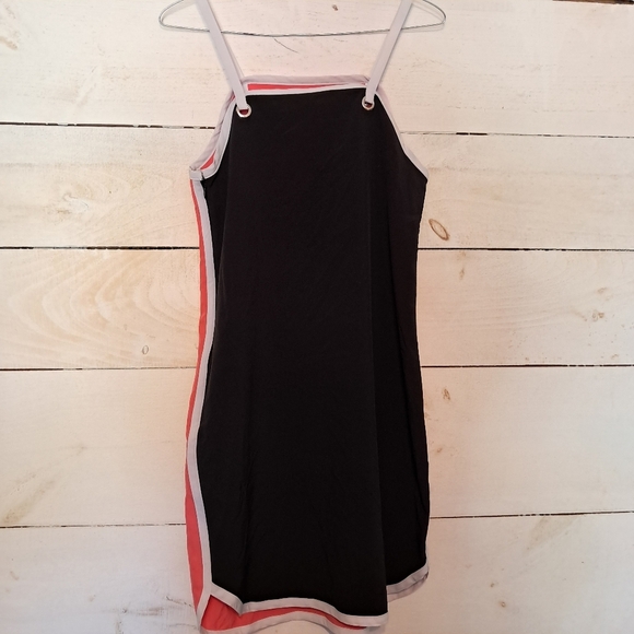 Fabletics Sleeveless Wonda Dress Desert Rose And Black White Trim Size Small - Picture 3 of 7